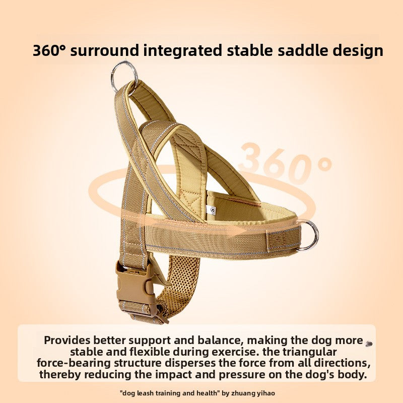 Tactical Dog Harness with Collar — Heavy Duty No-Pull Harness Australia