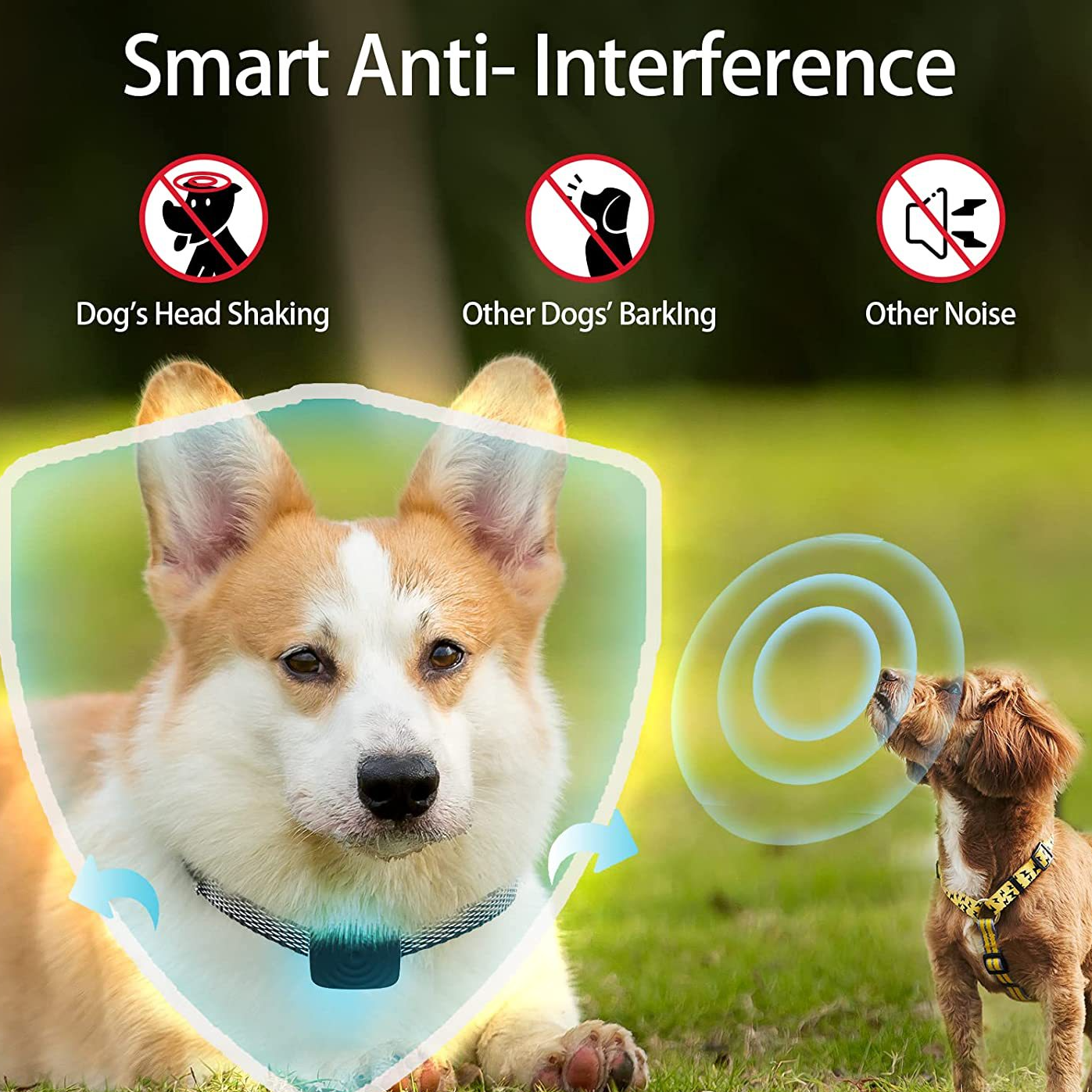 Smart Anti-Bark Vibration Training Collar