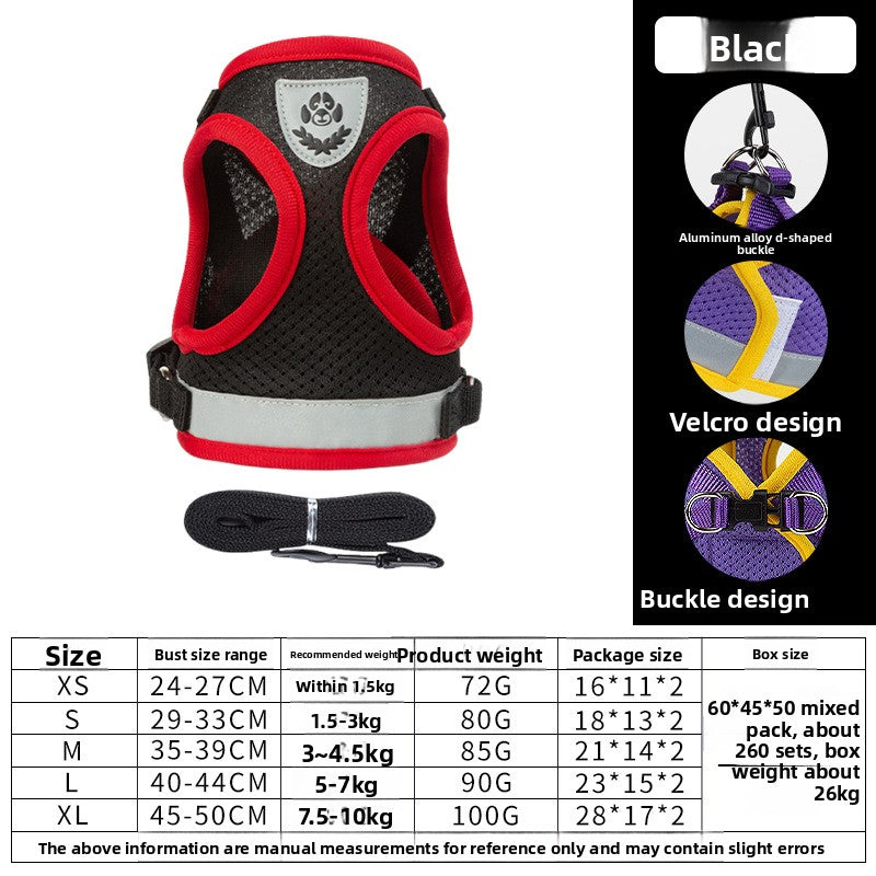 Dog Chest Harness with Leash