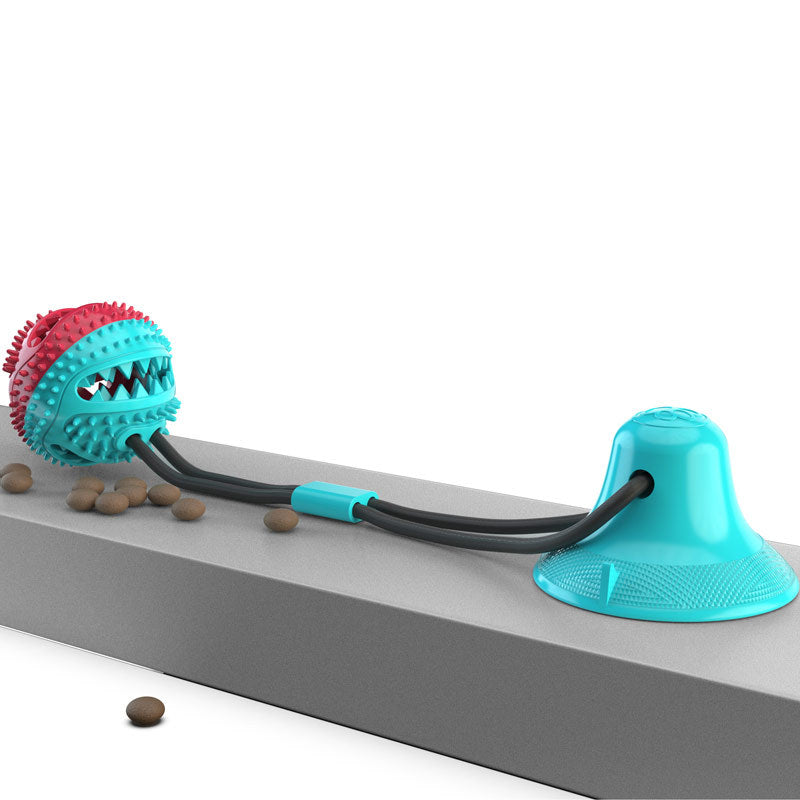 Suction Cup Dog Chew Toy with Treat Dispenser