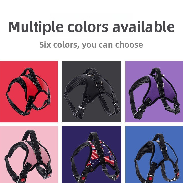 Adjustable Dog Harness with Leash for Medium Large Breeds