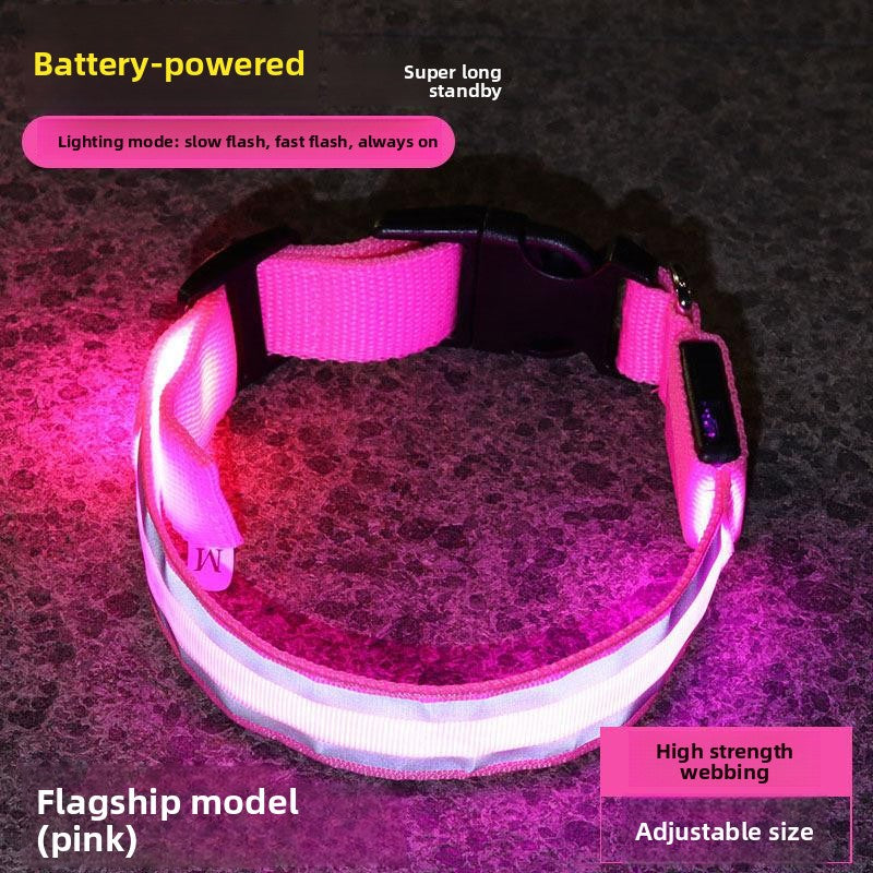 LED Rechargeable Luminous Dog Collar
