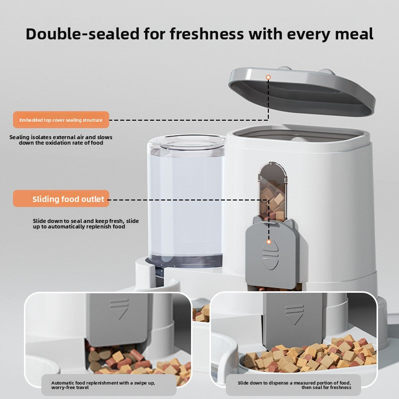 Automatic Pet Food & Water Feeder Bowl — Cat & Dog Auto Feeder Australia