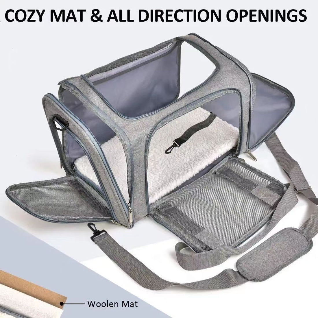 Large Capacity Cat Carrier Bag