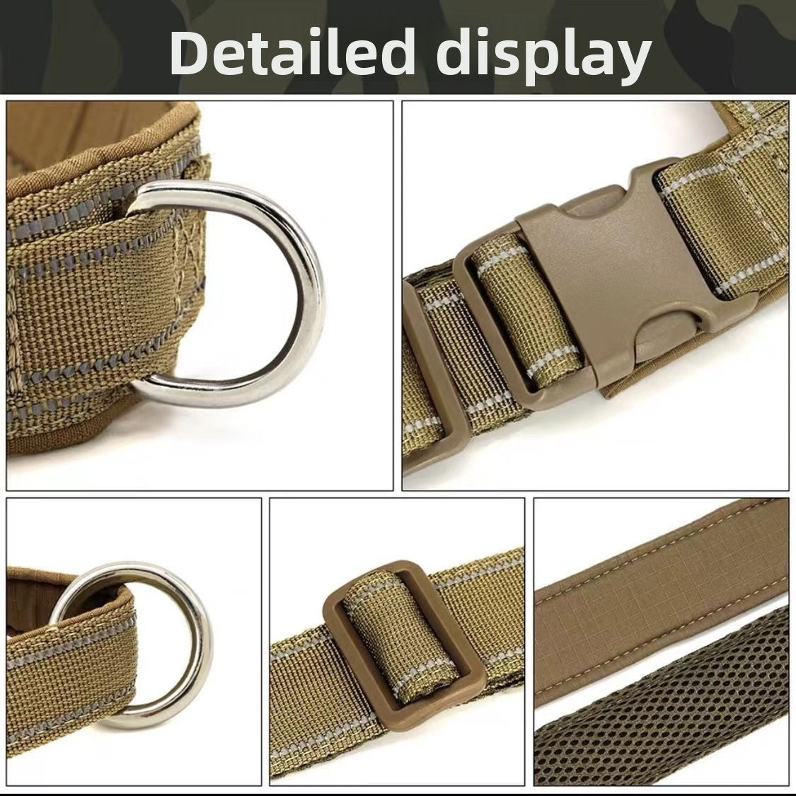 Tactical Dog Harness with Collar — Heavy Duty No-Pull Harness Australia