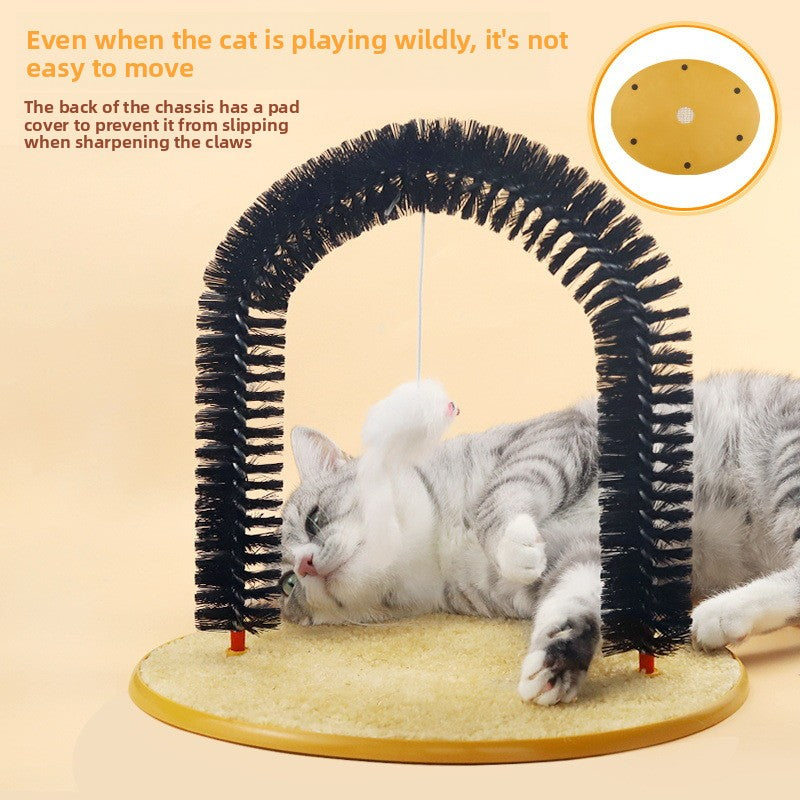 Arched Cat Grooming Toy & Scratcher