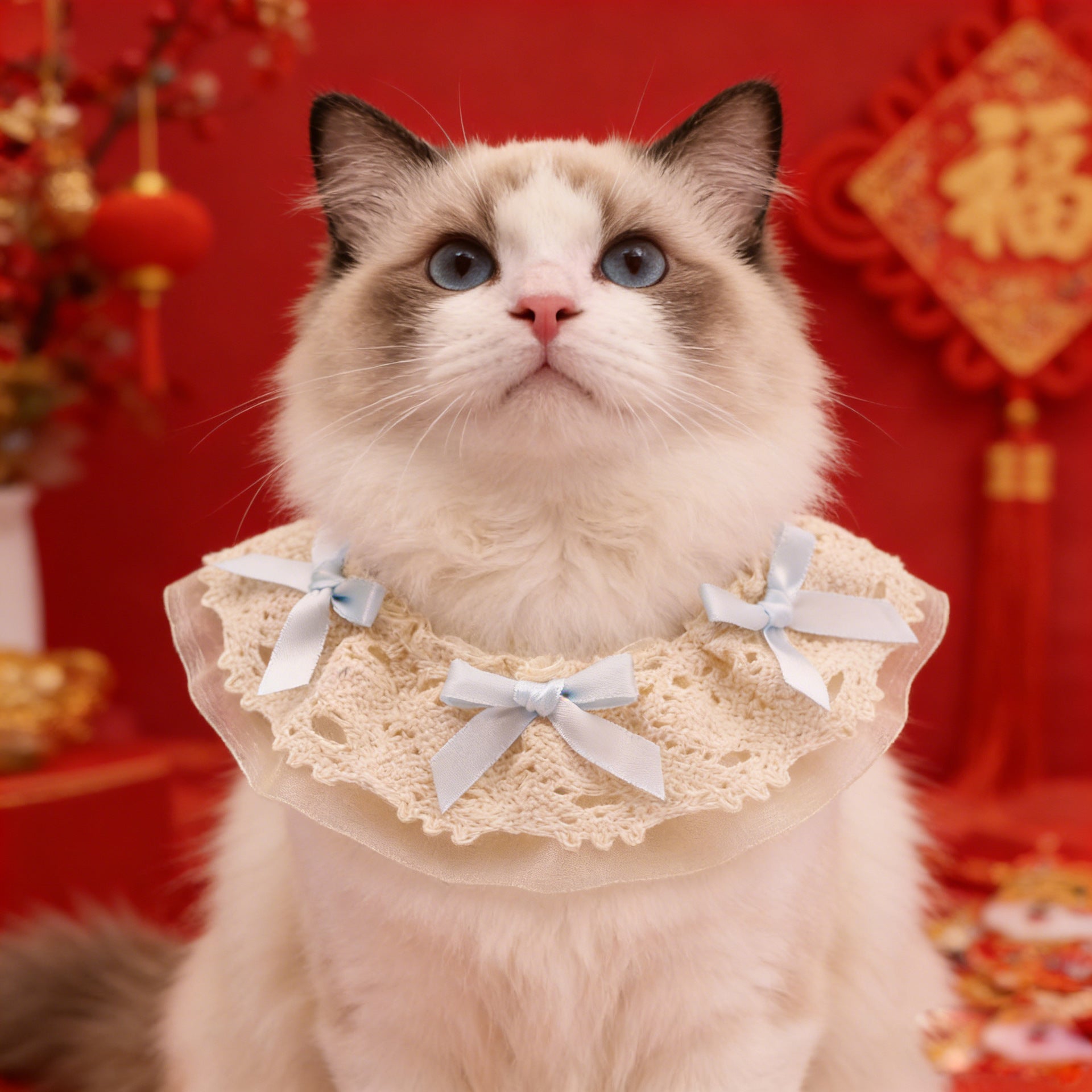Bow Butterfly Pet Bandana Scarf