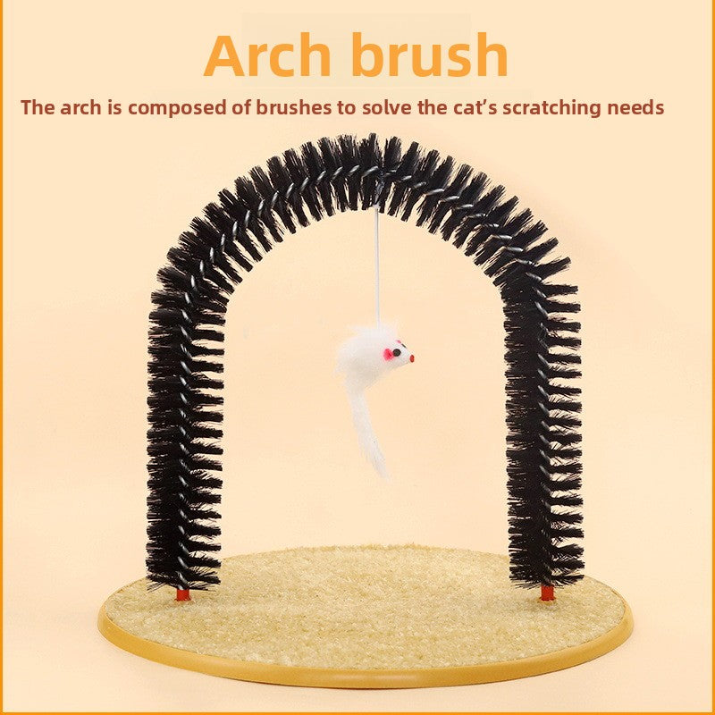 Arched Cat Grooming Toy & Scratcher