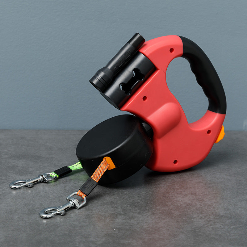 Automatic Retractable Dual Dog Leash — Double Dog Lead Australia