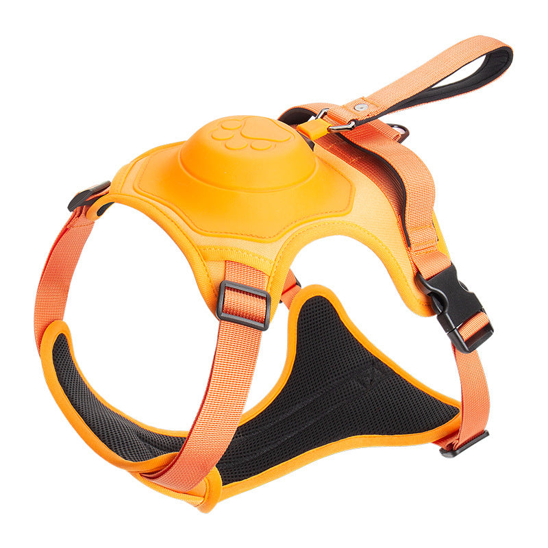 Retractable Dog Leash Harness Set