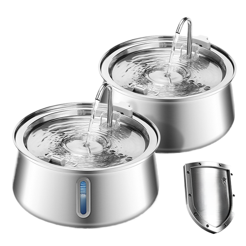 Stainless Steel Pet Water Feeder Bowl