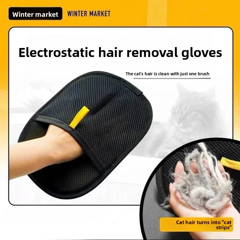 Pet Electrostatic Hair Removal Gloves