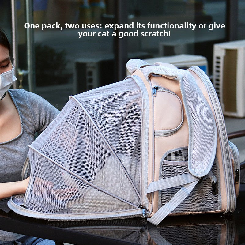 Summer Breathable Mesh Pet Outgoing Bag