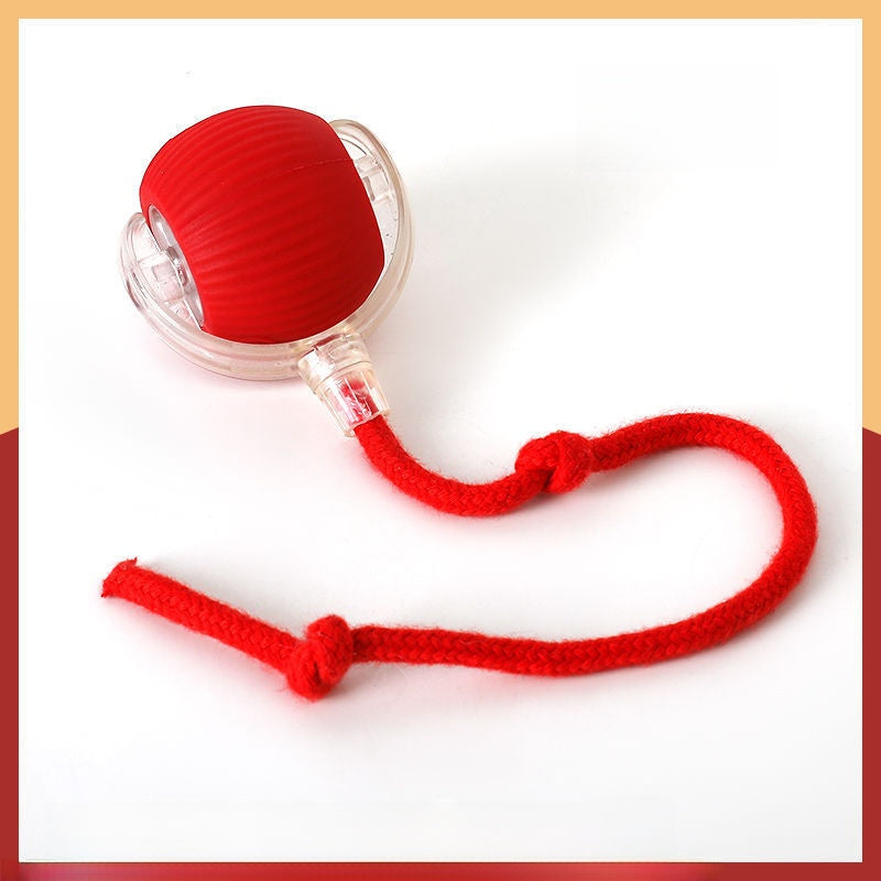 Automatic Interactive Cat Toy Ball with Feather