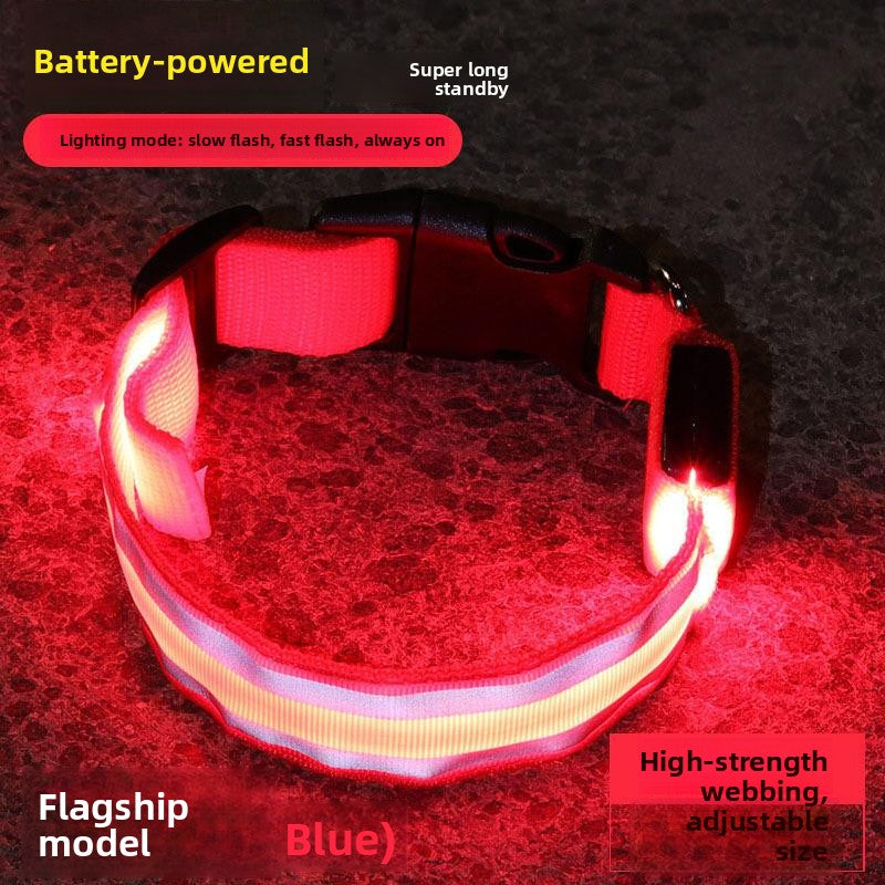 LED Rechargeable Luminous Dog Collar
