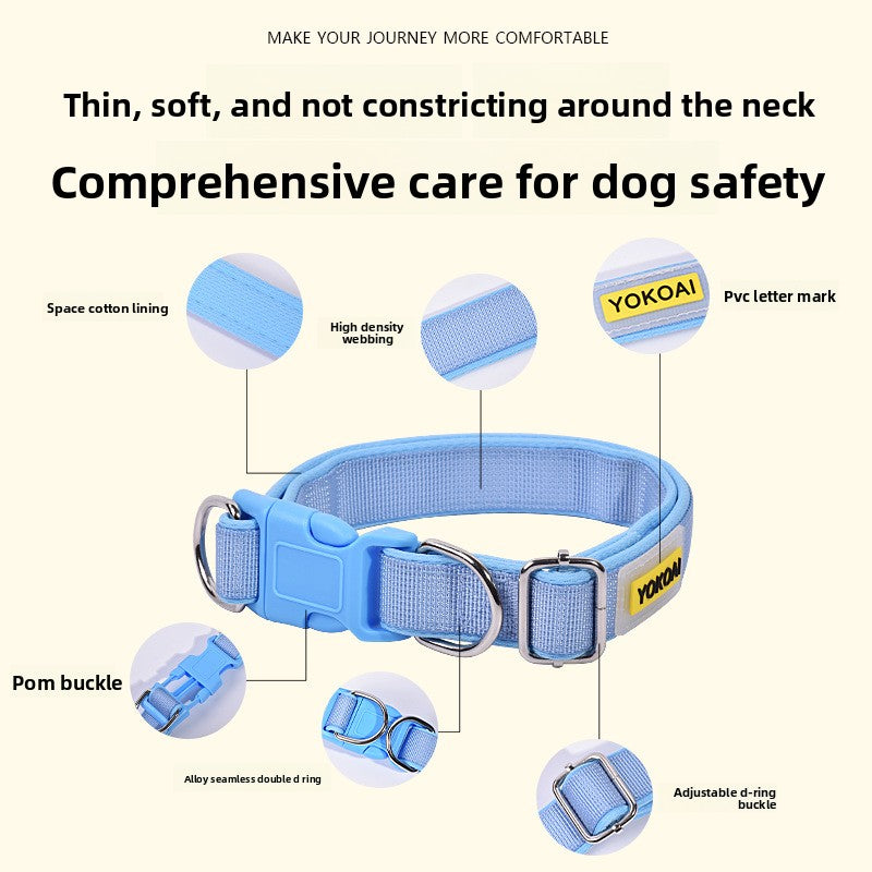 Adjustable Dog Collar with Leash
