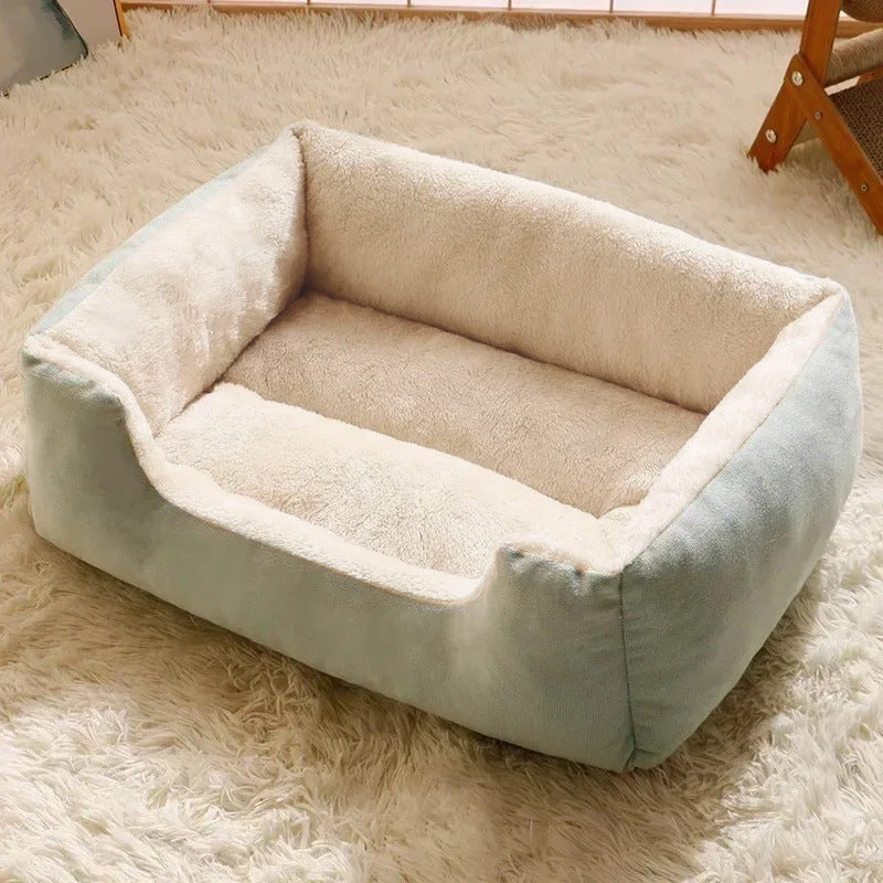 Plush Round Pet Cat Bed