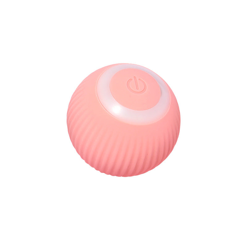 Electric Smart Cat Ball Toy with Feather — Interactive Cat Toy Australia