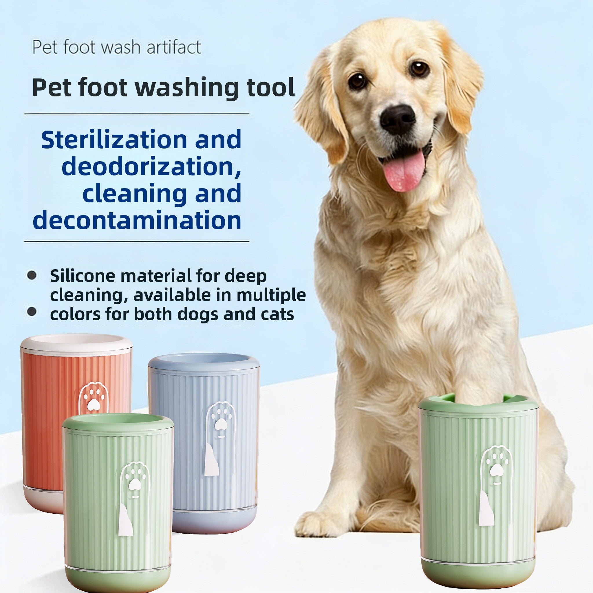 Dog Paw Washing Cup — Portable Muddy Paw Cleaner for Dogs Australia