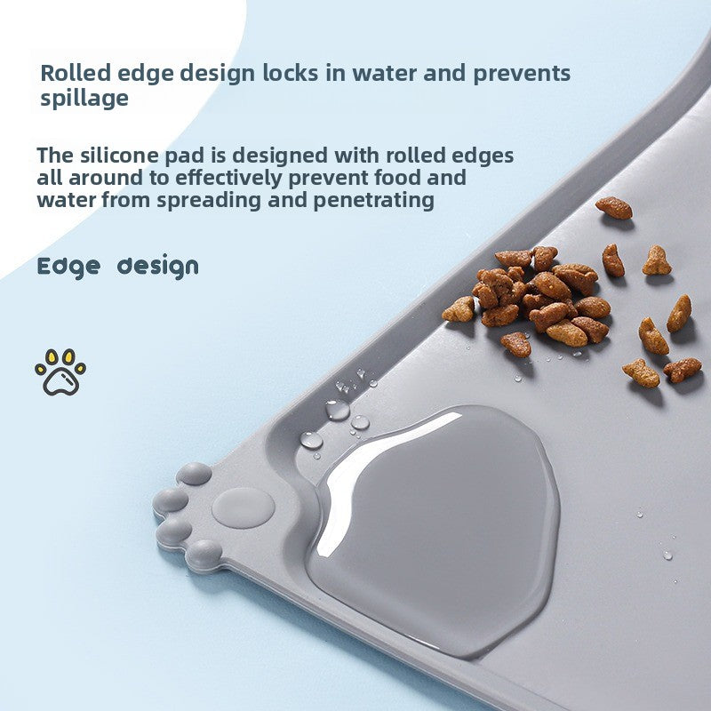 Silicone Pet Feeding Mat — Anti-Slip Bowl Mat