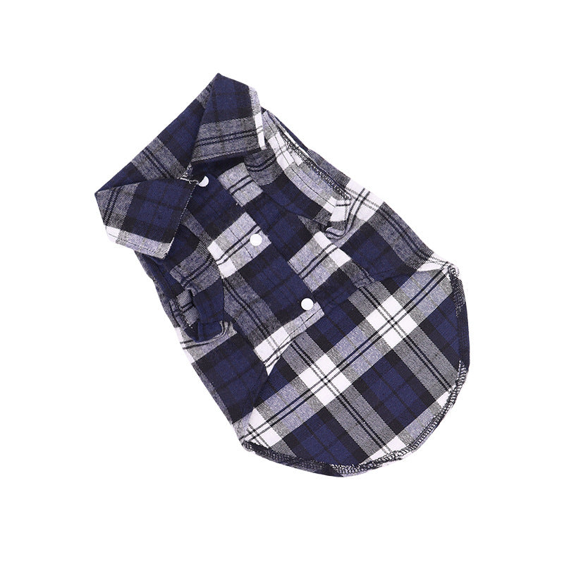Plaid Dog Shirt — Breathable Dog Clothes Australia XS–XL