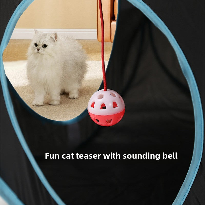 Cat Tunnel Toy — Collapsible Play Tunnel