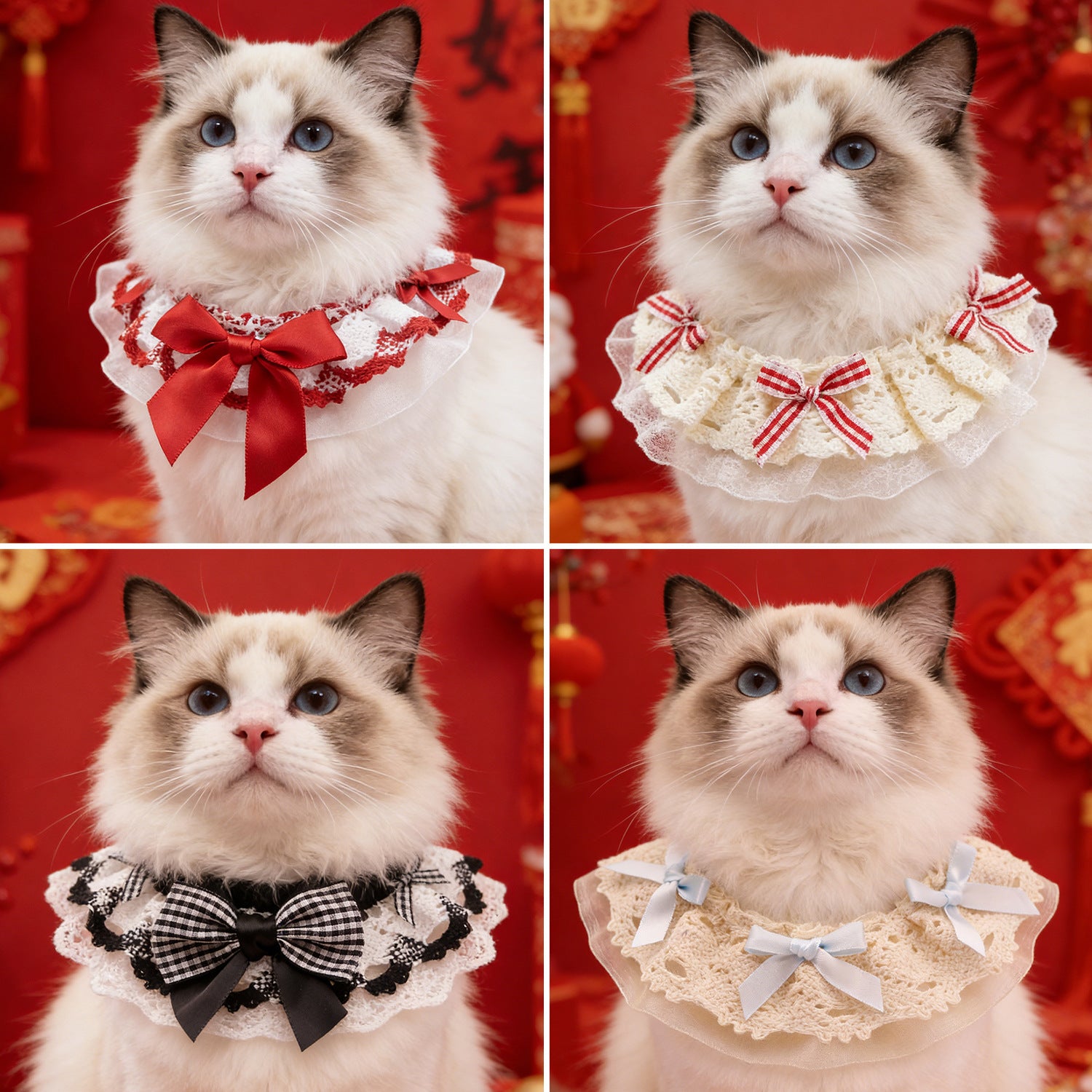 Bow Butterfly Pet Bandana Scarf