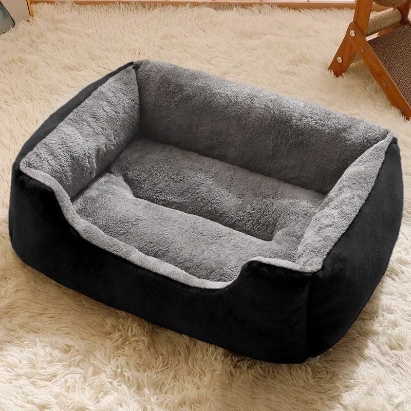 Plush Round Pet Cat Bed