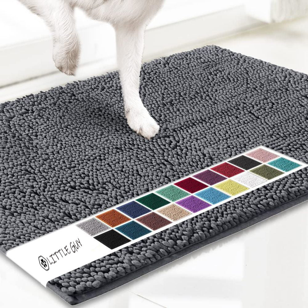 Absorbent Chenille Pet Mat — Non-Slip Dog & Cat Floor Mat Australia