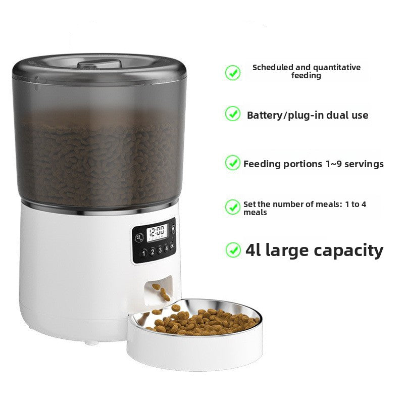 Automatic Cat Feeder Smart Pet Food Dispenser