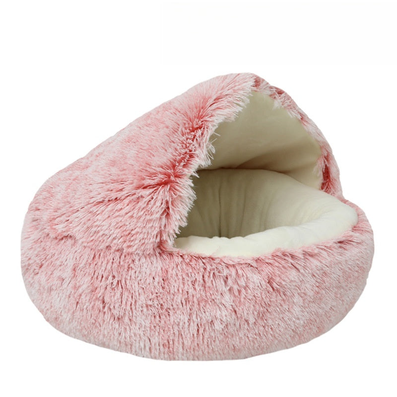 Shell Semi-Enclosed Cat Nest