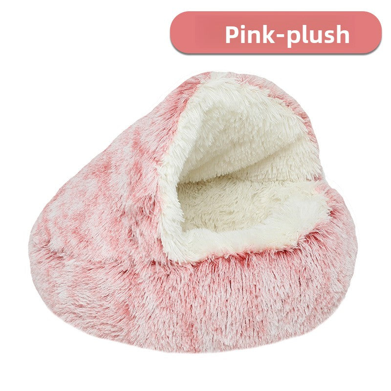 Shell Semi-Enclosed Cat Nest