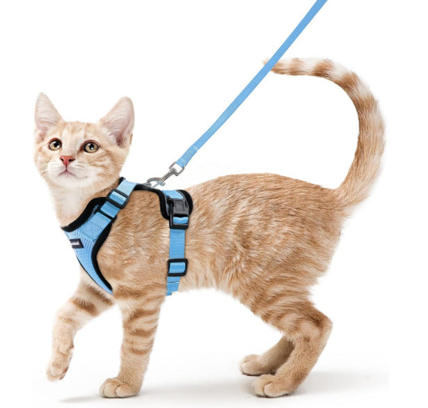 Adjustable Reflective Vest Traction Rope for Dogs