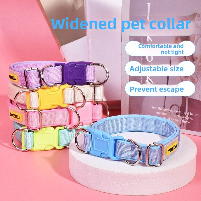 Adjustable Dog Collar with Leash