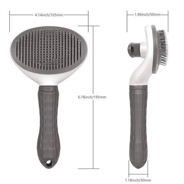 Self-Cleaning Pet Grooming Brush — Slicker Brush for Dogs & Cats Australia