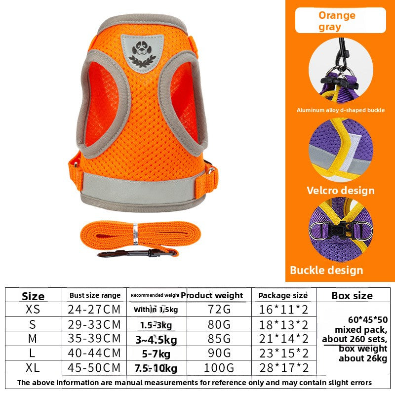 Dog Chest Harness with Leash