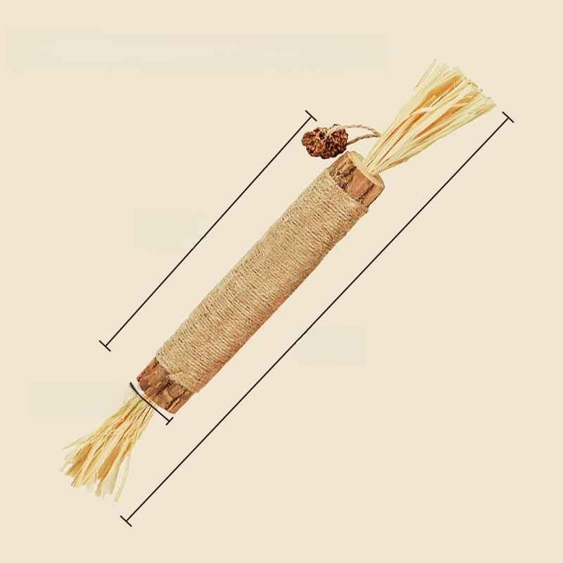 Natural Cotton Rope Cat Chew Toys with Catnip