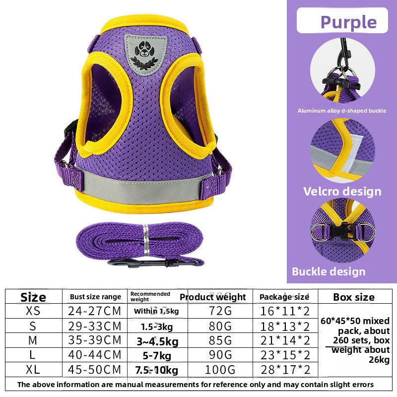 Dog Chest Harness with Leash