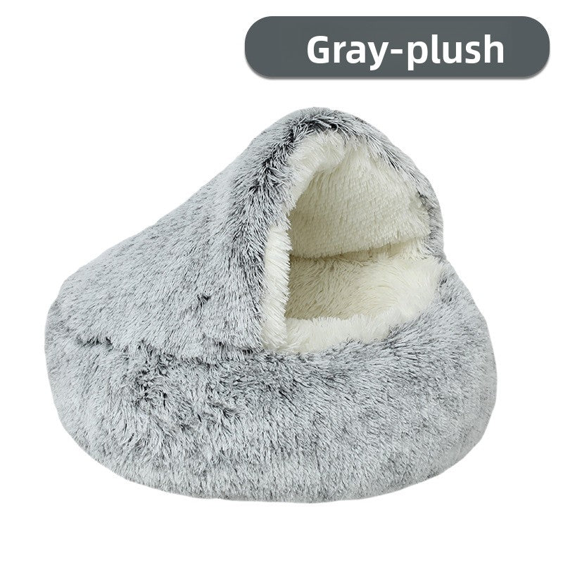 Shell Semi-Enclosed Cat Nest