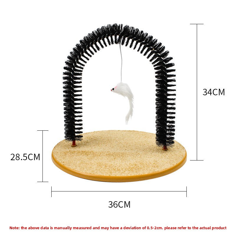 Arched Cat Grooming Toy & Scratcher