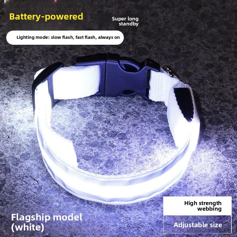 LED Rechargeable Luminous Dog Collar