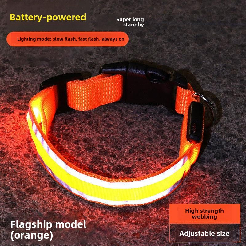 LED Rechargeable Luminous Dog Collar