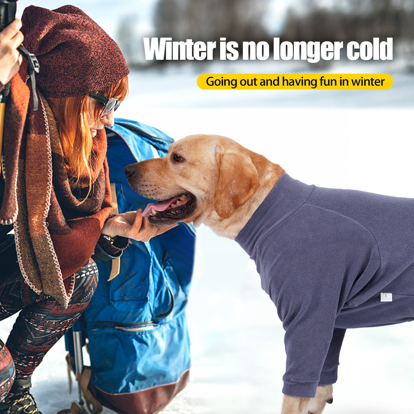 Large Dog Indoor Warm Coat — Doberman & Larger Breeds
