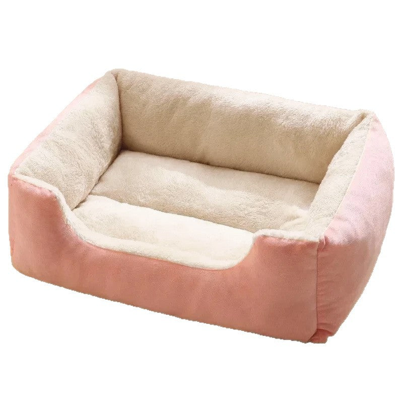 Plush Round Pet Cat Bed