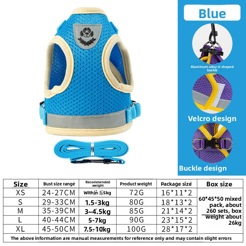 Dog Chest Harness with Leash
