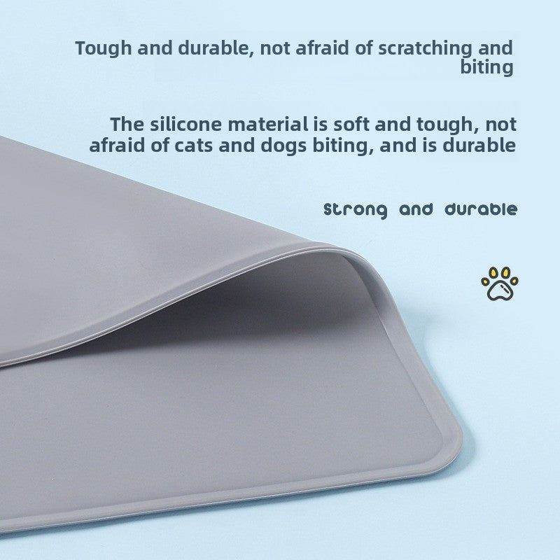 Silicone Pet Feeding Mat — Anti-Slip Bowl Mat