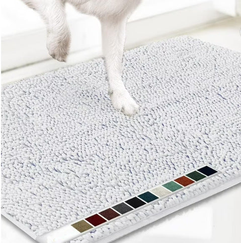 Absorbent Chenille Pet Mat — Non-Slip Dog & Cat Floor Mat Australia