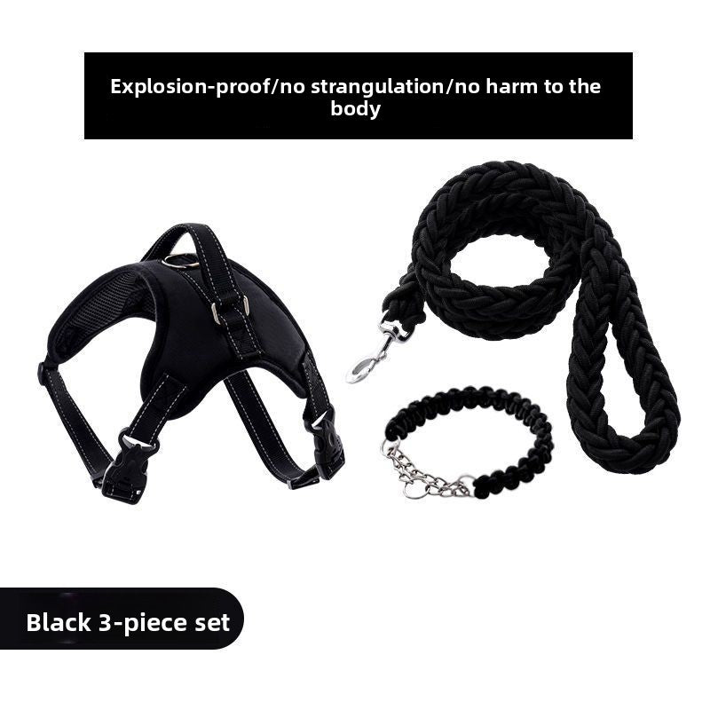 Adjustable Dog Harness with Leash for Medium Large Breeds