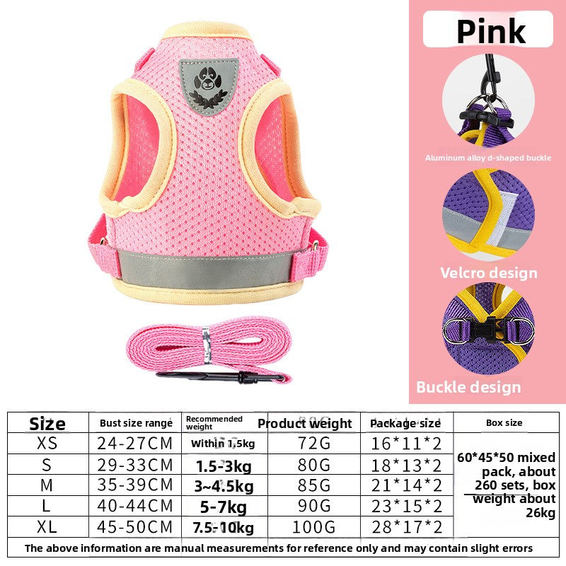 Dog Chest Harness with Leash