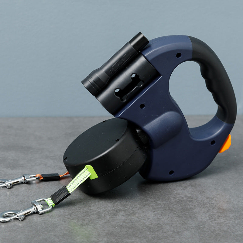 Automatic Retractable Dual Dog Leash — Double Dog Lead Australia
